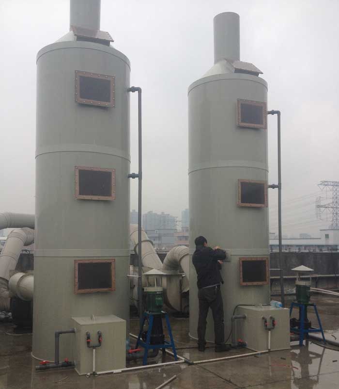 深圳雲龍電（diàn）鍍公司廢氣（qì）處理工程